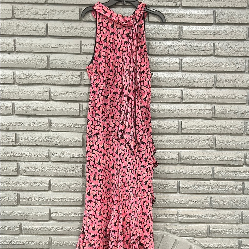 Sangria Floral Sleeveless Dress